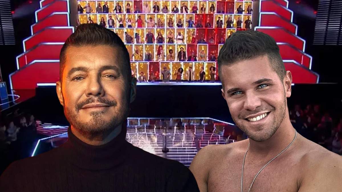 Marcelo Tinelli y Locho Loccisano en "Canta Conmigo Ahora". Fuente: (Minuto Neuquén)