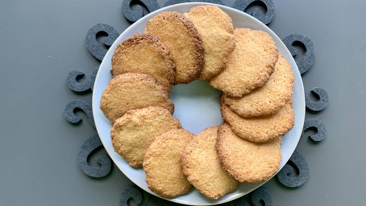 Galletas de coco. Fuente: (Instagram)