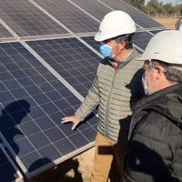 Jorge Capitanich inauguró un parque solar en Chaco