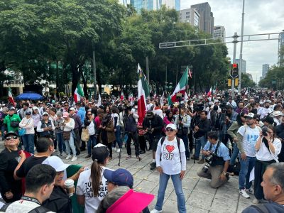 Trabajadores del PJF marcharon para exigir a Sheinbaum corregir la reforma judicial