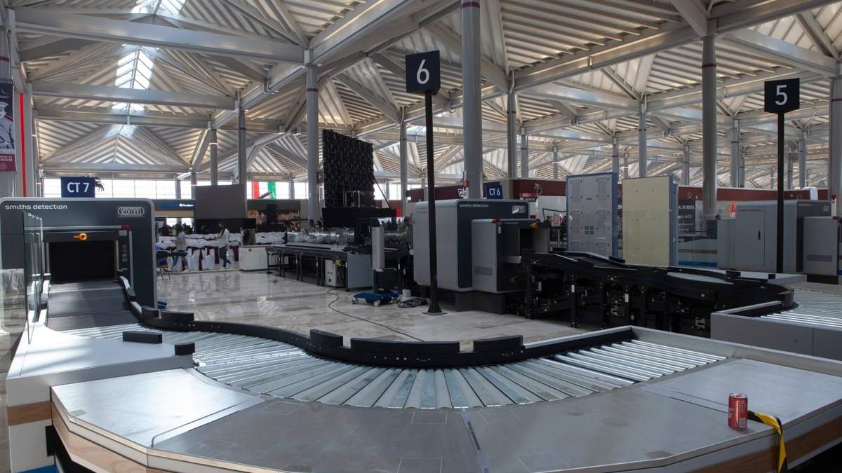 Instalaciones del Aeropuerto Internacional Felipe Ángeles (AIFA)