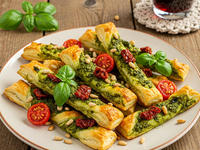 Palitos de pesto: sin amasar ni ensuciar la cocina, prepará esta tremenda receta para tu próxima picada