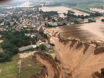 Alerta en Alemania: detectaron un derrame de petróleo en una región afectada por las inundaciones