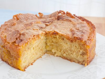 Torta de compota de manzana y nueces: la receta fácil que hacés sin batidora