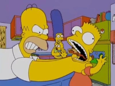 Homero Simpson ya no estrangulará a su hijo Bart
