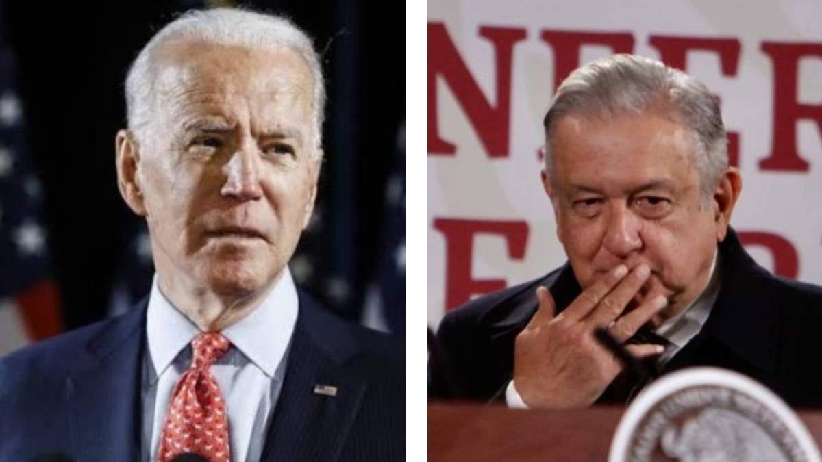 El presidente electo de EU, Joe Biden y el presidente López Obrador