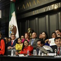 Lilly Téllez llama “Bellaco Fernández Llorona” al presidente del Senado (Video)