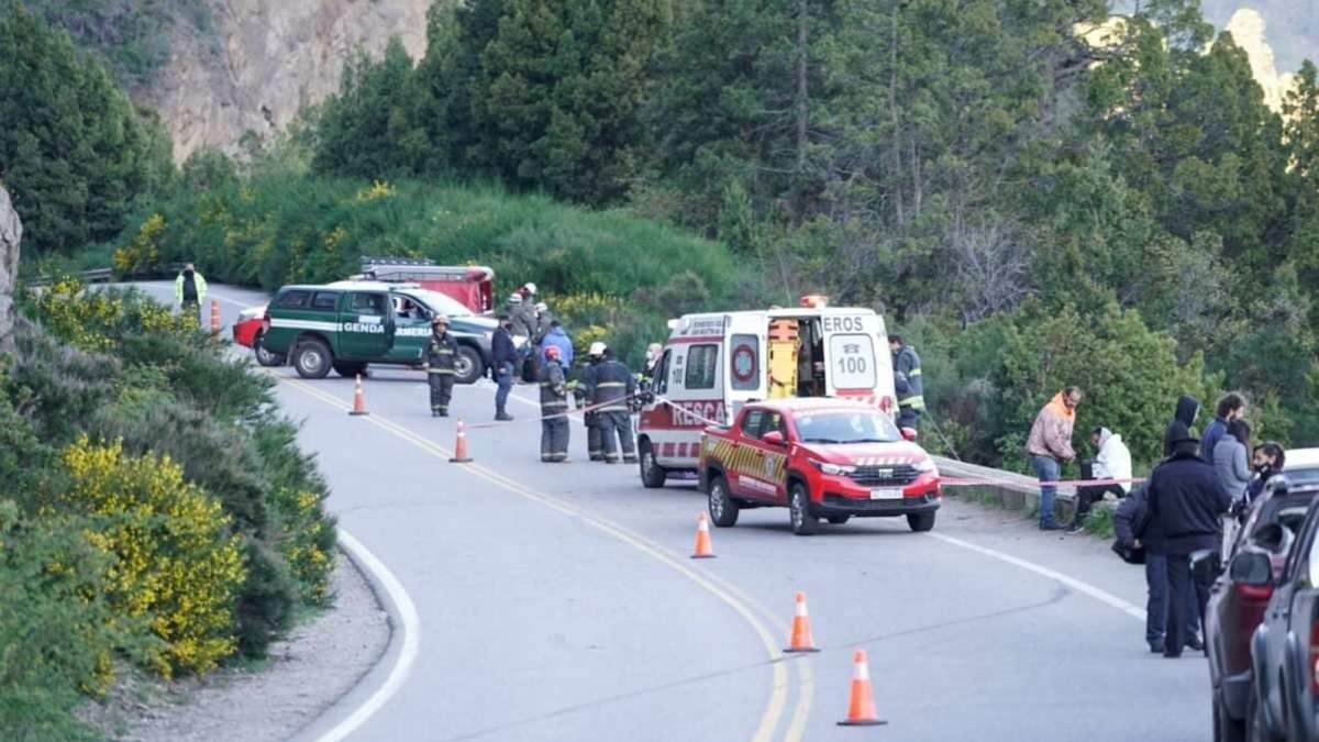 Operativo de rescate en lago Lácar. Fuente: (Twitter)