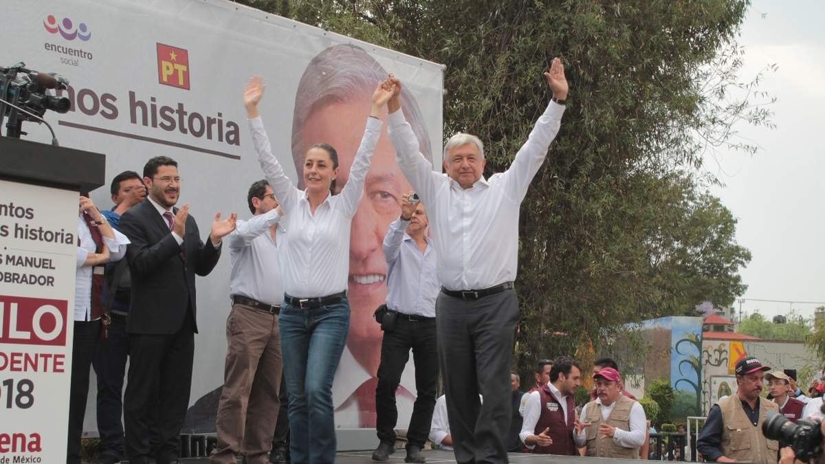 Sheinbaum y López Obrador. Dupla en el poder