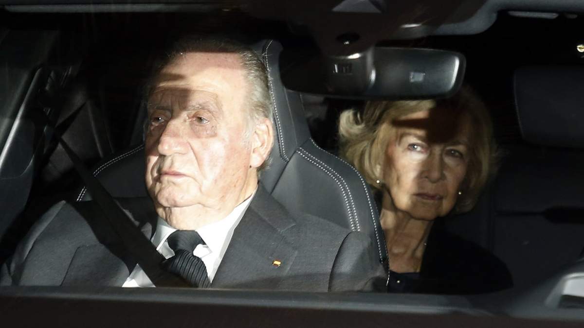 Rey Juan Carlos y Sofía, ya separados. Fuente: (Instagram)