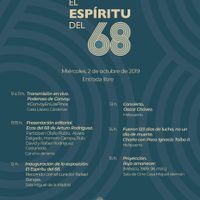 Amplio programa para conmemorar el movimiento del 68 en Los Pinos