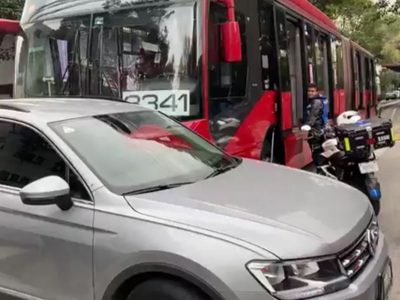 Chocan Metrobús y una camioneta en la Narvarte; hay 12 lesionados