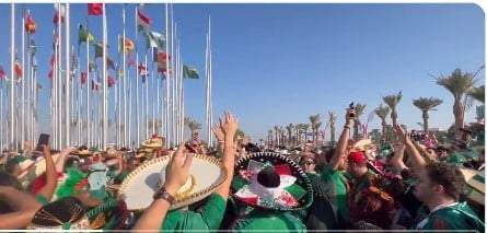 Aficionados de México en Qatar 2022