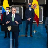 Colombia agradece a España donación de 1.1 millones de dosis de vacunas contra el covid-19