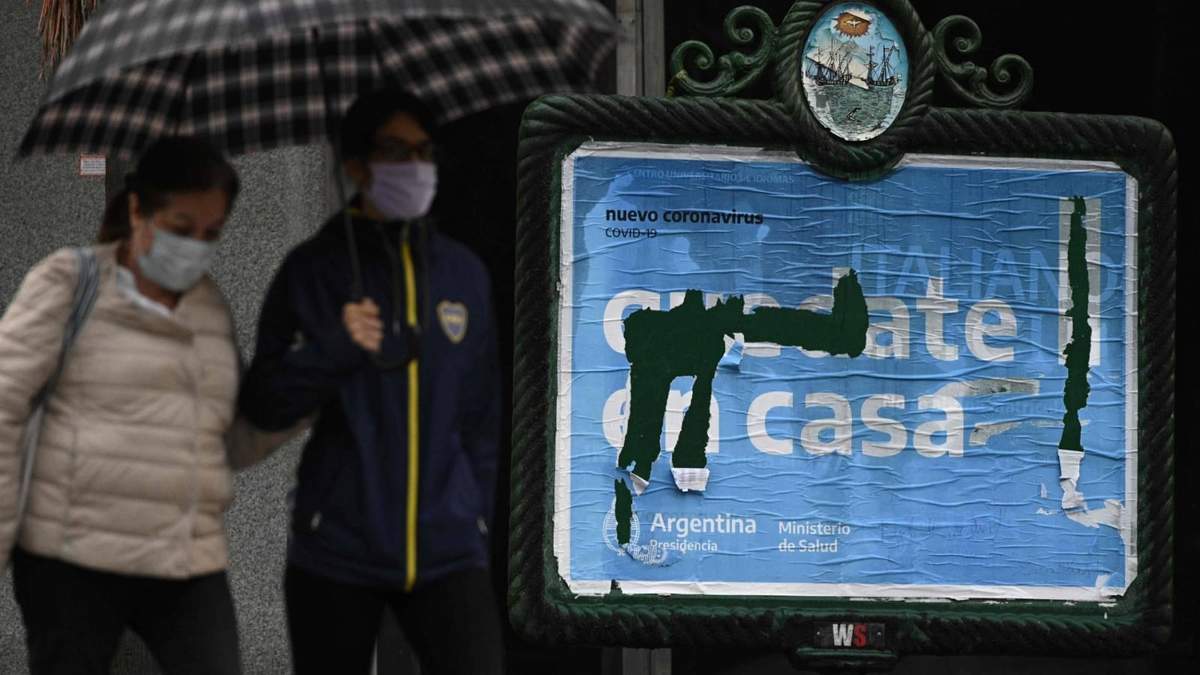 Coronavirus en Argentina. (Fuente: Twitter)
