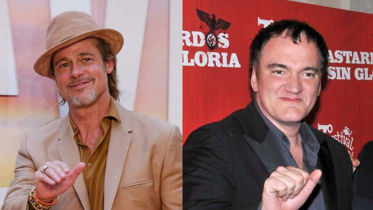 Brad Pitt y Quentin Tarantino
