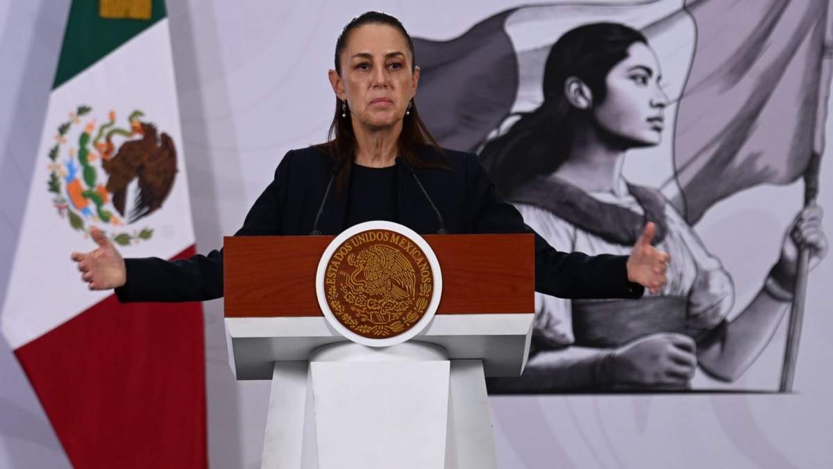 La presidenta Claudia Sheinbaum