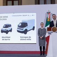 Sheinbaum presentó el proyecto Olinia, armadora de vehículos eléctricos a bajo costo