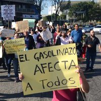 La ira contra el gasolinazo en imágenes