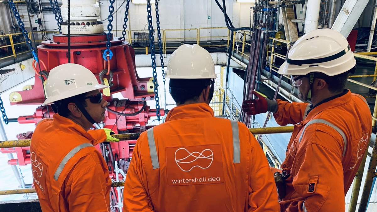 Trabajadores de la empresa alemana Wintershall Dea,