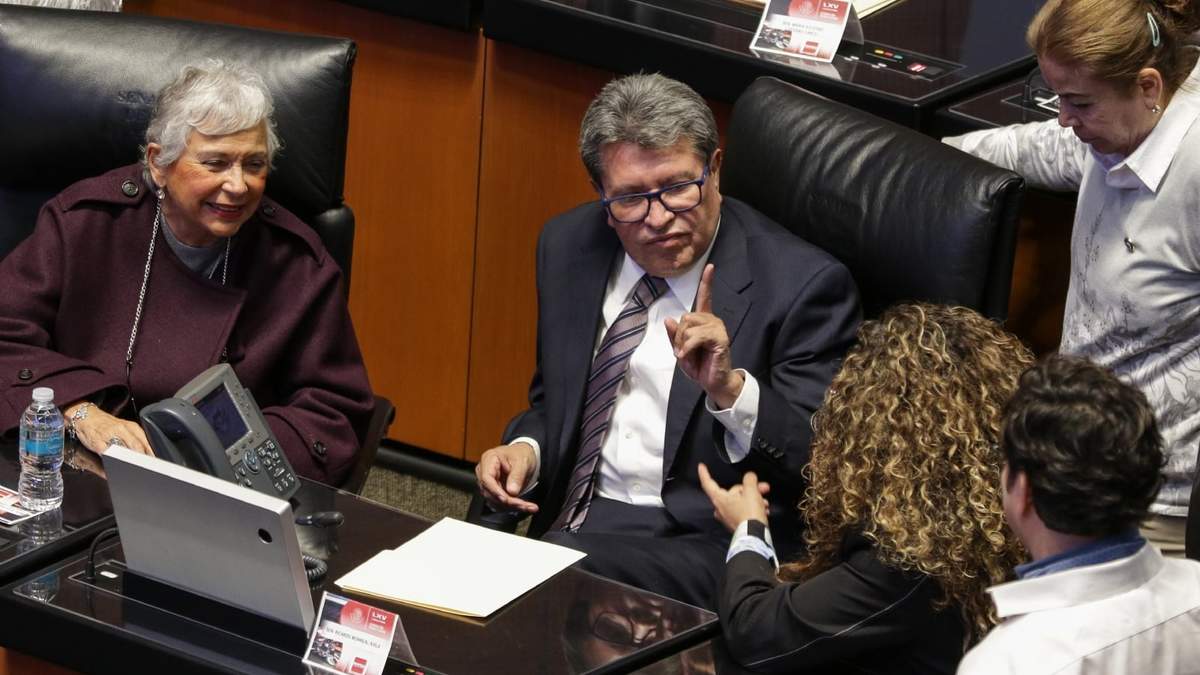 El presidente de la Junta de Coordinación Política, Ricardo Monreal