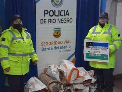 Incautaron 240 kilos de carne en Barda del Medio