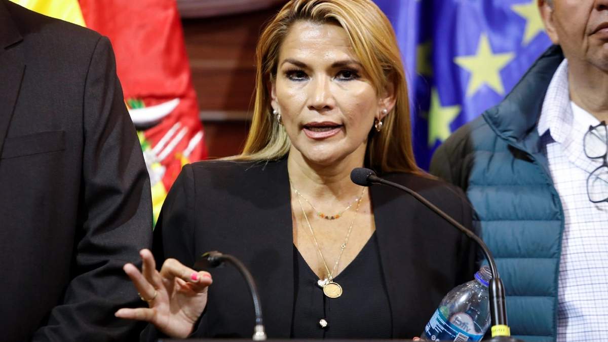 Jeanine Áñez, expresidenta de Bolivia. Fuente: (Twitter)