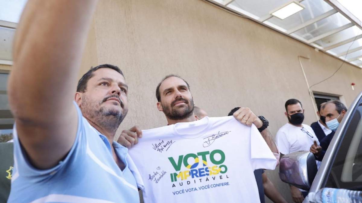 Eduardo, hijo del presidente Jair Bolsonaro
