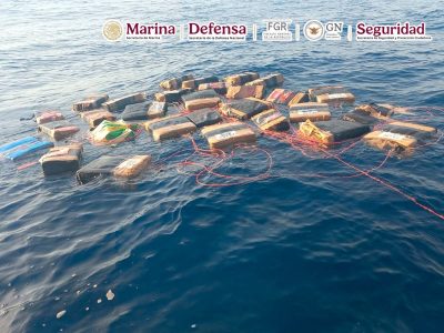 La Marina asegura más de dos toneladas de cocaína en aguas del Golfo de Tehuantepec