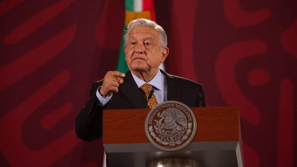 El presidente López Obrador en Palacio Nacional