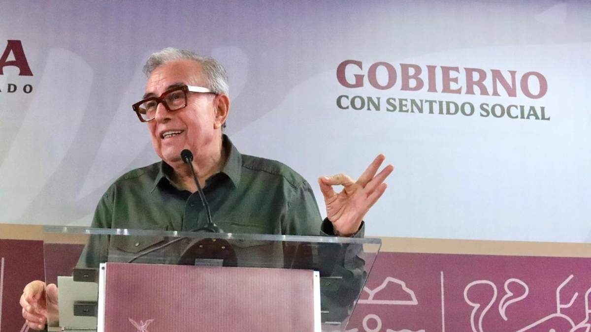 El gobernador de Sinaloa, Rubén Rocha Moya