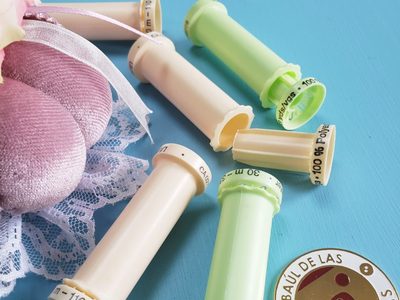 No tires los carretes de hilos vacíos, hacé estos hermosos llaveros, perfectos para comenzar a emprender