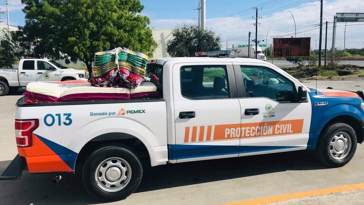 Una unidad de Protección Civil de Tamaulipas