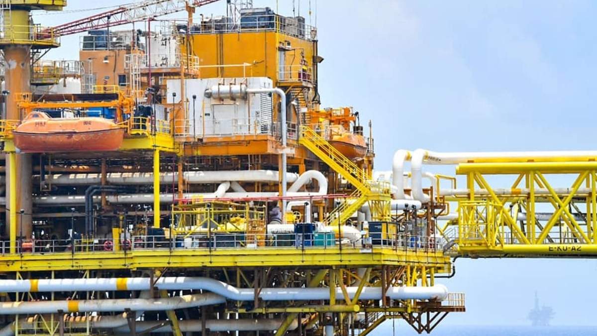 Instalaciones de Pemex en la sonda de Campeche