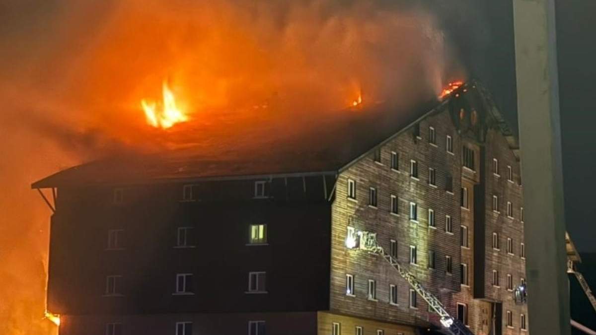 Fuego en hotel