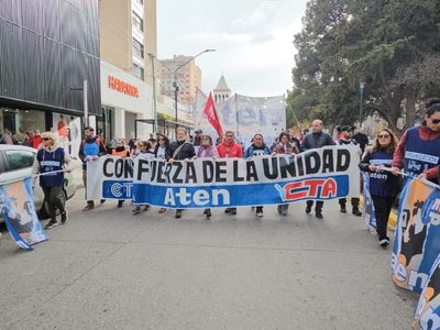 ATEN se movilizó en contra del incentivo al desarrollo docente y la Ley bases