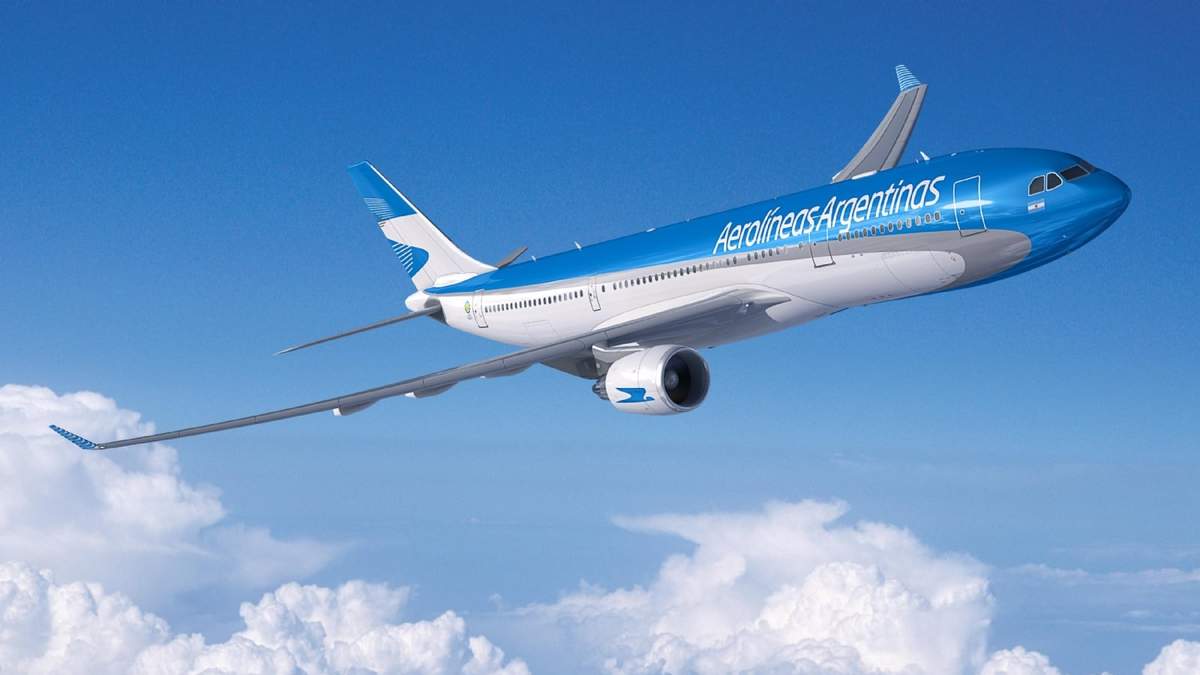 Aerolíneas Argentinas. Fuente: (Twitter)