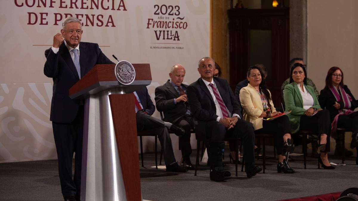 El presidente en Palacio Nacional
