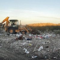 Hallan restos humanos en una planta de residuos de Río Negro