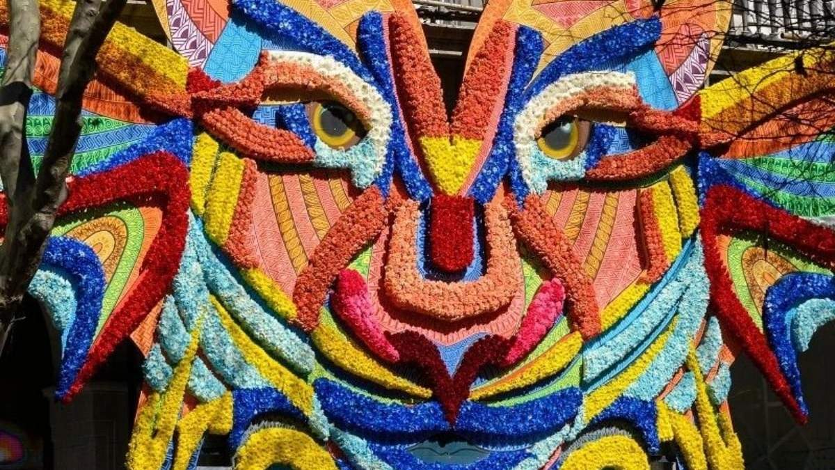La fachada de la Casa de México en Madrid