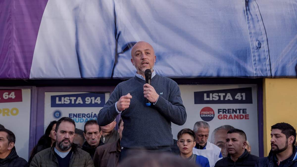 El candidato Rubén "Ojito" García. Fuente: (Facebook)