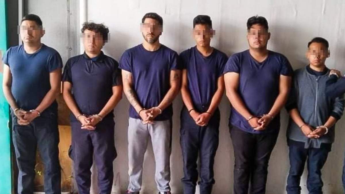 Los seis policías detenidos