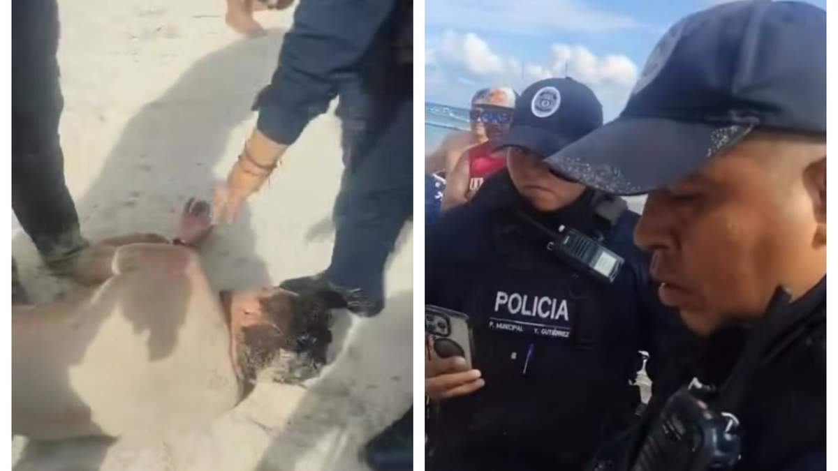 El momento de la detención de Pablo Esteban