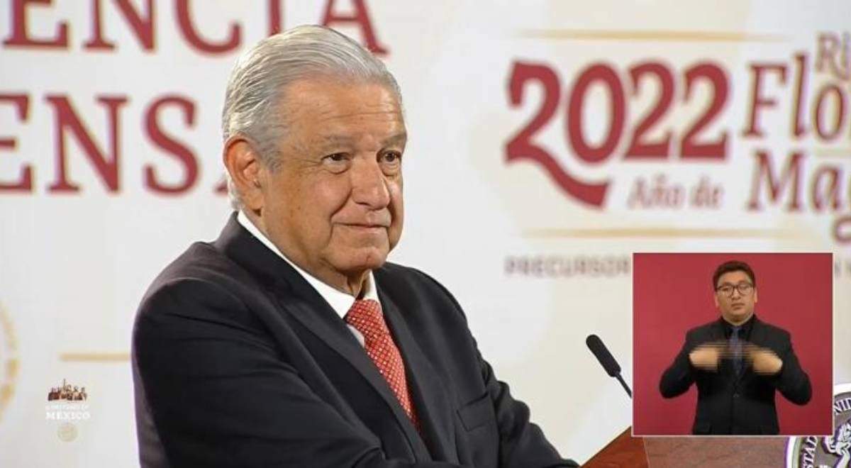 El presidente López Obrador