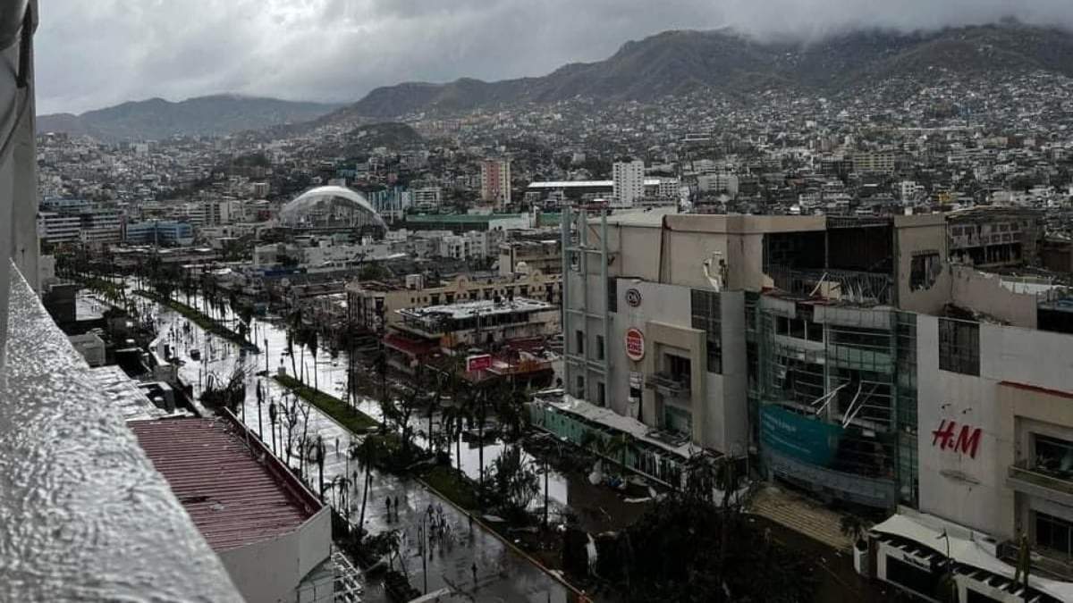 Acapulco tras el paso del huracán Otis