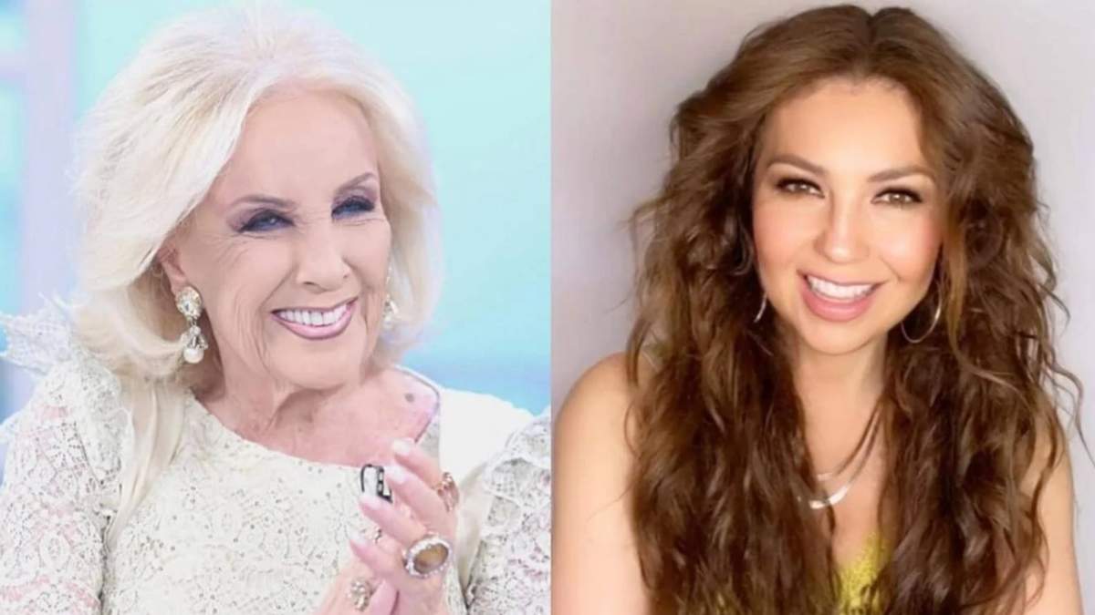 Thalía y Mirtha Legrand. Fuente: (Instagram)