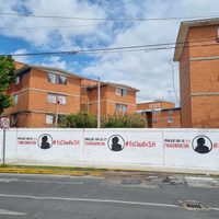 Propaganda a favor de Sheinbaum sigue en Puebla, ahora en bardas