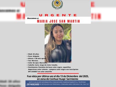 Buscan a una policía de Chubut que desapareció tras quedar varada en un camino