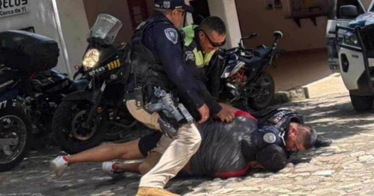 La agresión a los turistas por parte de policías municipales de Tepoztlán