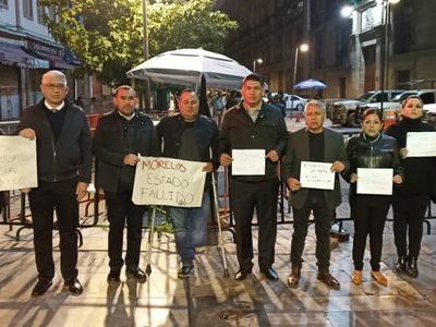 En Palacio Nacional y ante el asesinato de Gabriela Marín, diputados de Morelos piden más seguridad